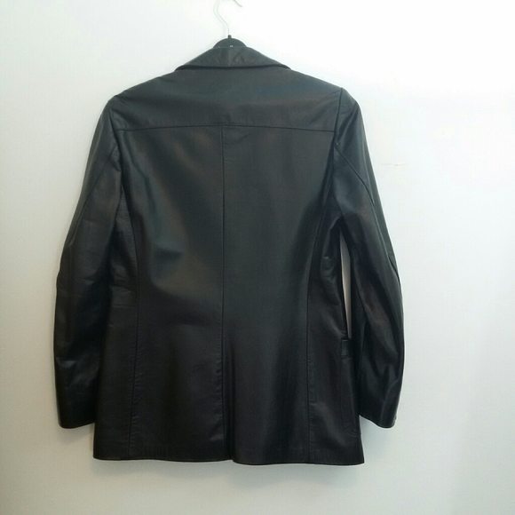 Leather blazer- brand unknown - Picture 4 of 11